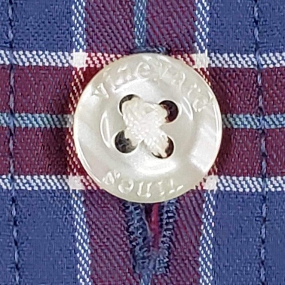 Vineyard Vines Performance Shirt Mens XS Blue & Red Plaid LS Button Up Shirt New - Picture 4 of 13